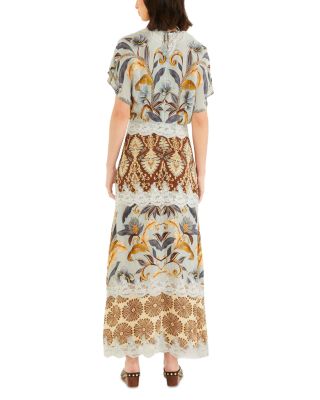 FARM Rio Snake Garden Maxi Dress