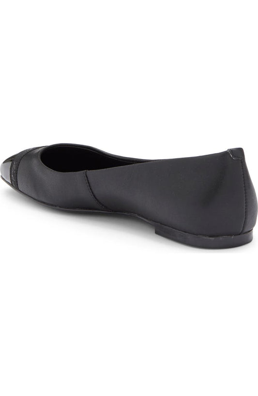 KARL LAGERFELD PARIS Zofia Cap Toe Ballet Flat (Women)