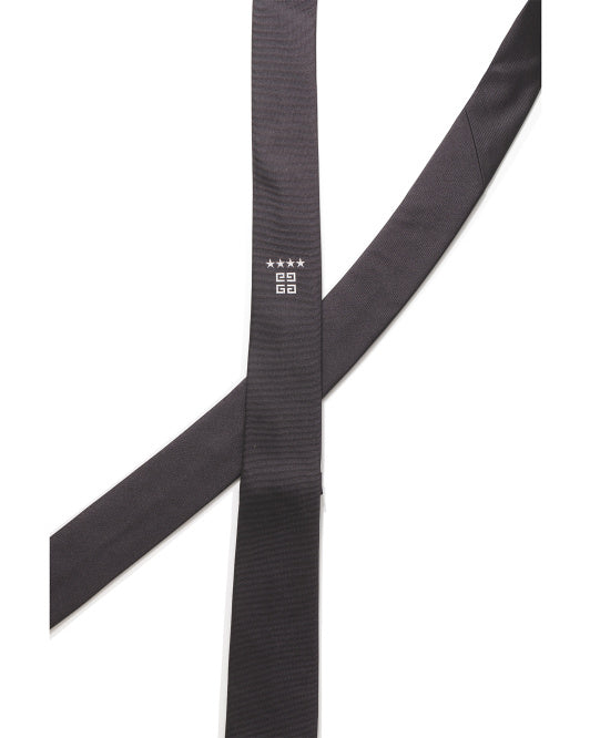 GIVENCHY Made In Italy Silk Designer 4g Star Tie