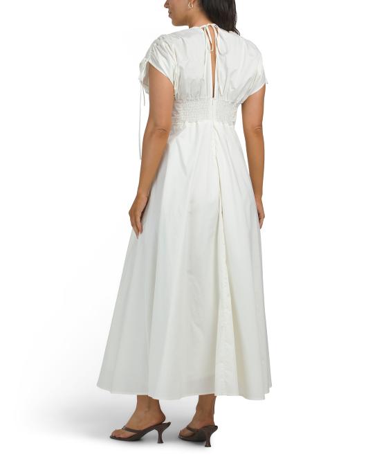 DALIA MACPHEE Sleeveless 3d Floral Maxi Dress