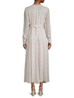 GANNI
Floral Belted Wrap Dress