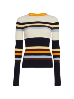 Victoria Beckham
Stripe Crewneck Sweater
