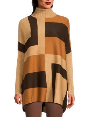 Joseph A
                                                                         Lace Sleeve Sweater