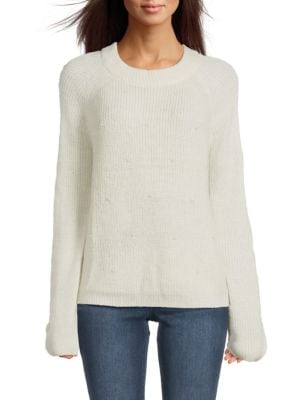 Joseph A
                                                                         Lace Sleeve Sweater