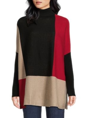 Joseph A
                                                                         Lace Sleeve Sweater