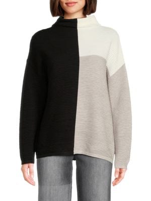 Joseph A
                                                                         Lace Sleeve Sweater