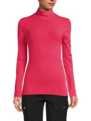 Joseph A
                                                                         Lace Sleeve Sweater