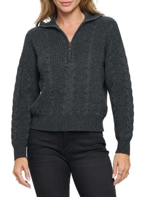 Joseph A
                                                                         Lace Sleeve Sweater