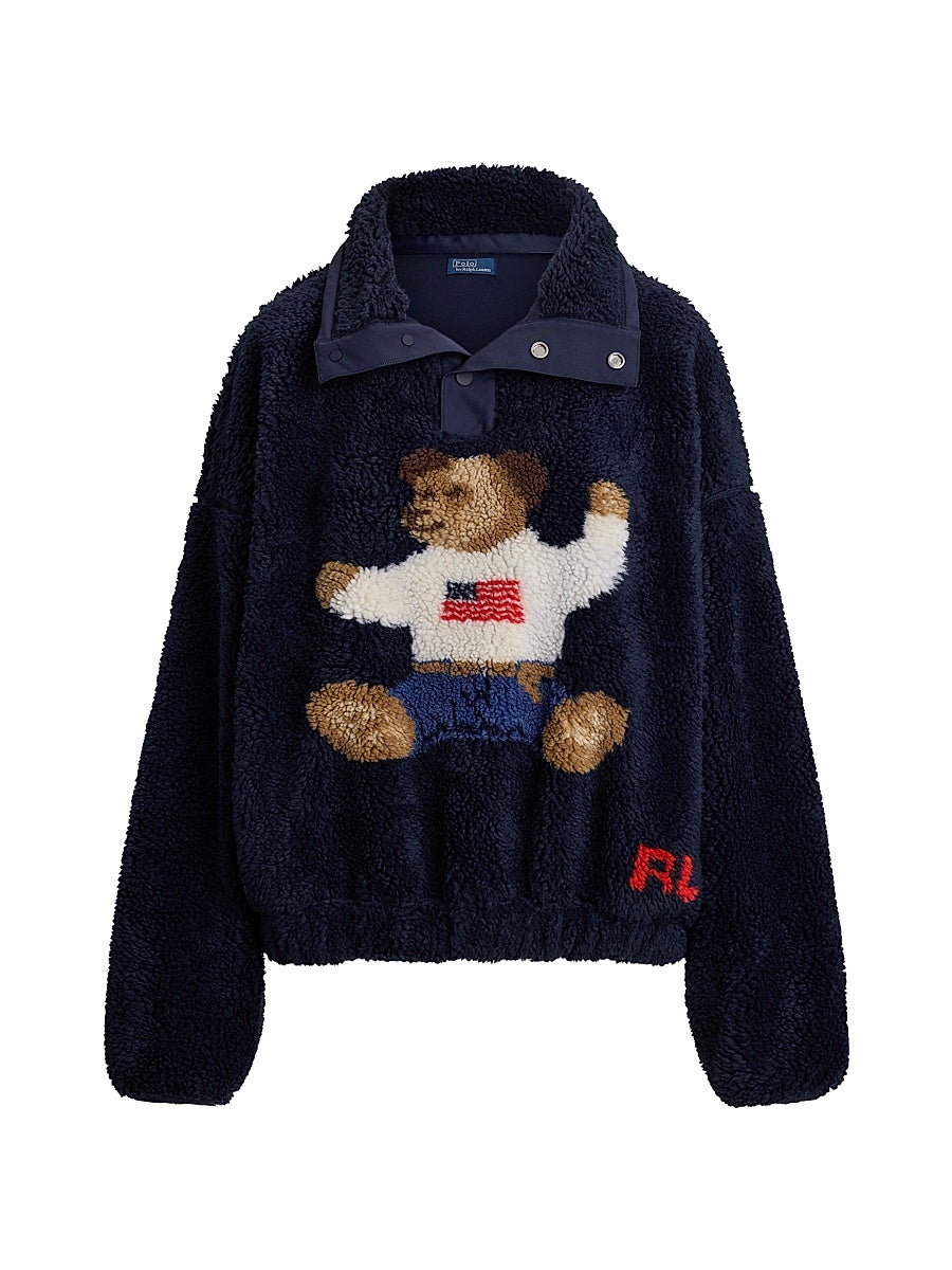 Logo Fleece Quarter-Zip Sweatshirt