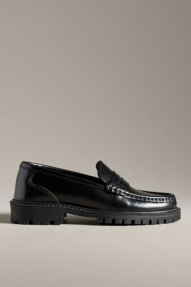Anthropologie Maeve Lug Sole Loafers