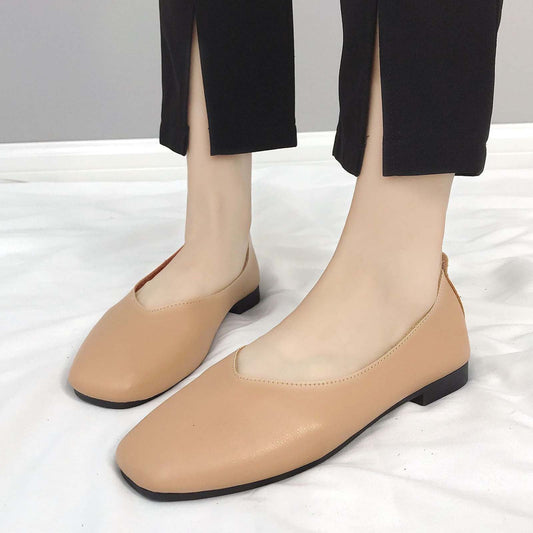 thumbnail image 2 of ZIZOCWA Sparkling Dress Shoes For Girls Bass Shoes For Women Casual Fashion Spring And Summer Women Casual Shoes Low Heel Shallow Mouth Soft Sole Solid Color Comfortable Flat Bottom Casual Shoes For, 2 of 6