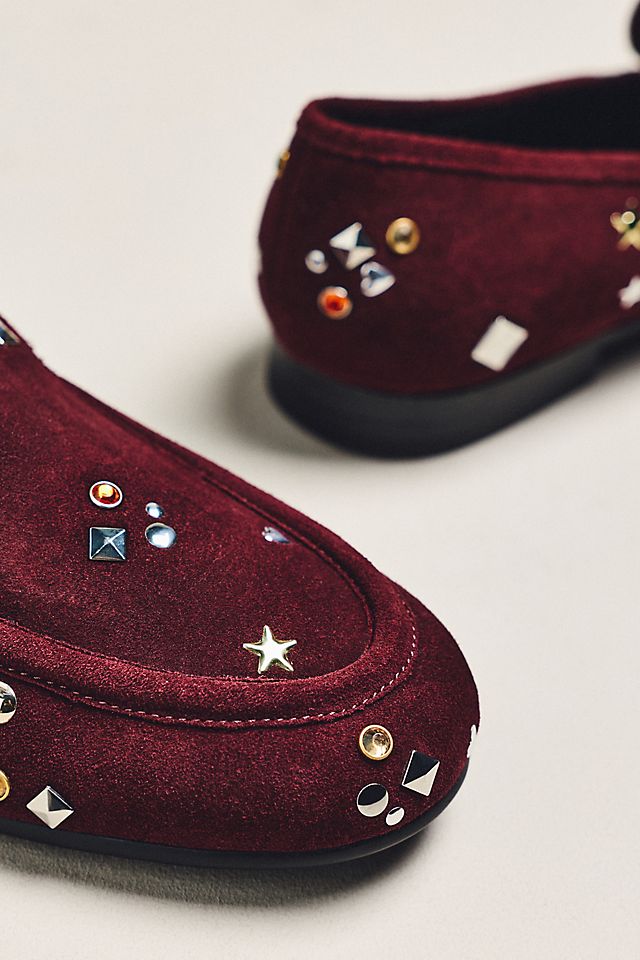 Anthropologie Bibi Lou Icon Studded Loafers