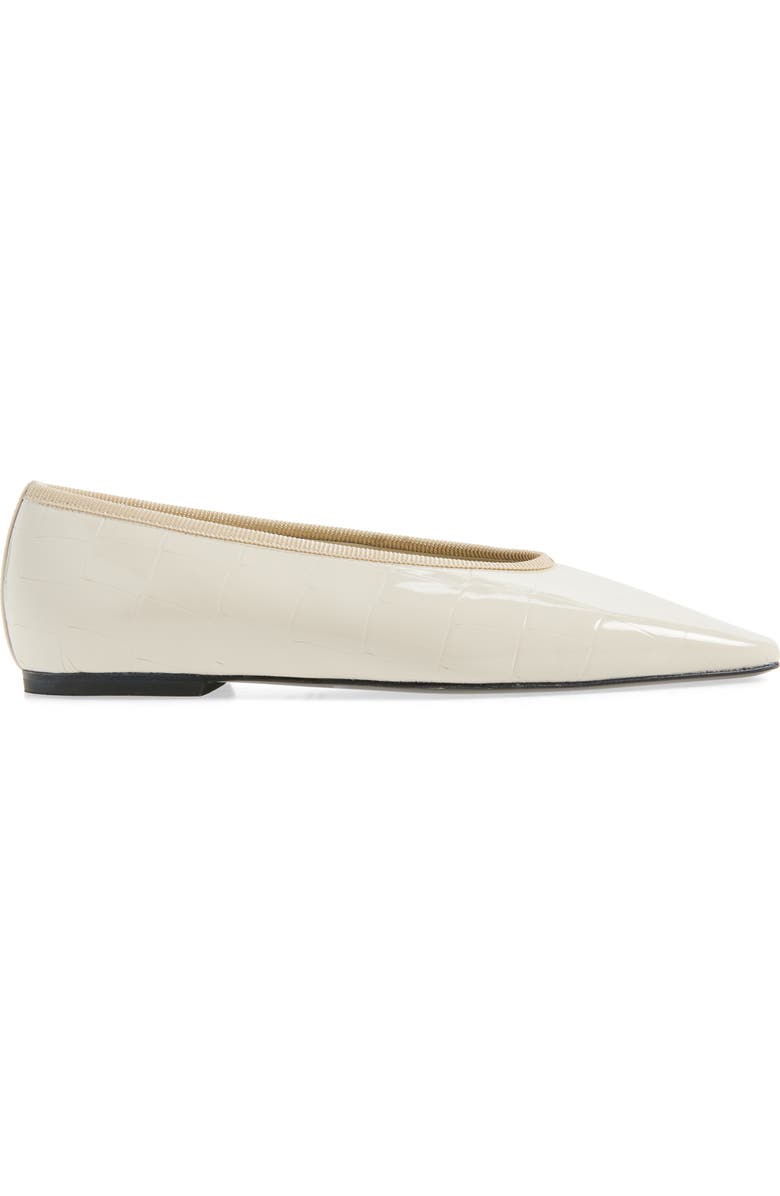TOTEME Croc Embossed Ballet Flat (Women)