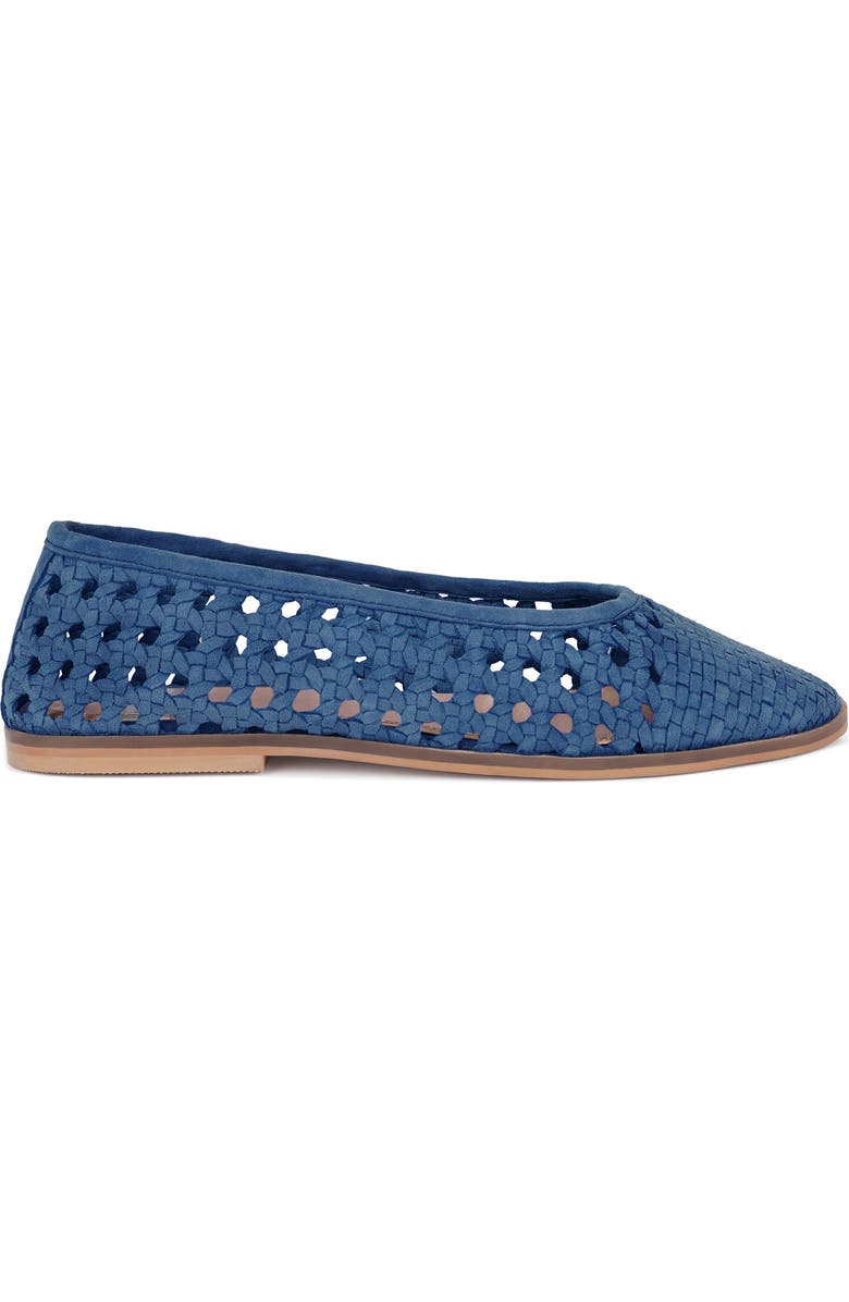 Rag & Co Miyako Woven Leather Ballet Flat (Women)