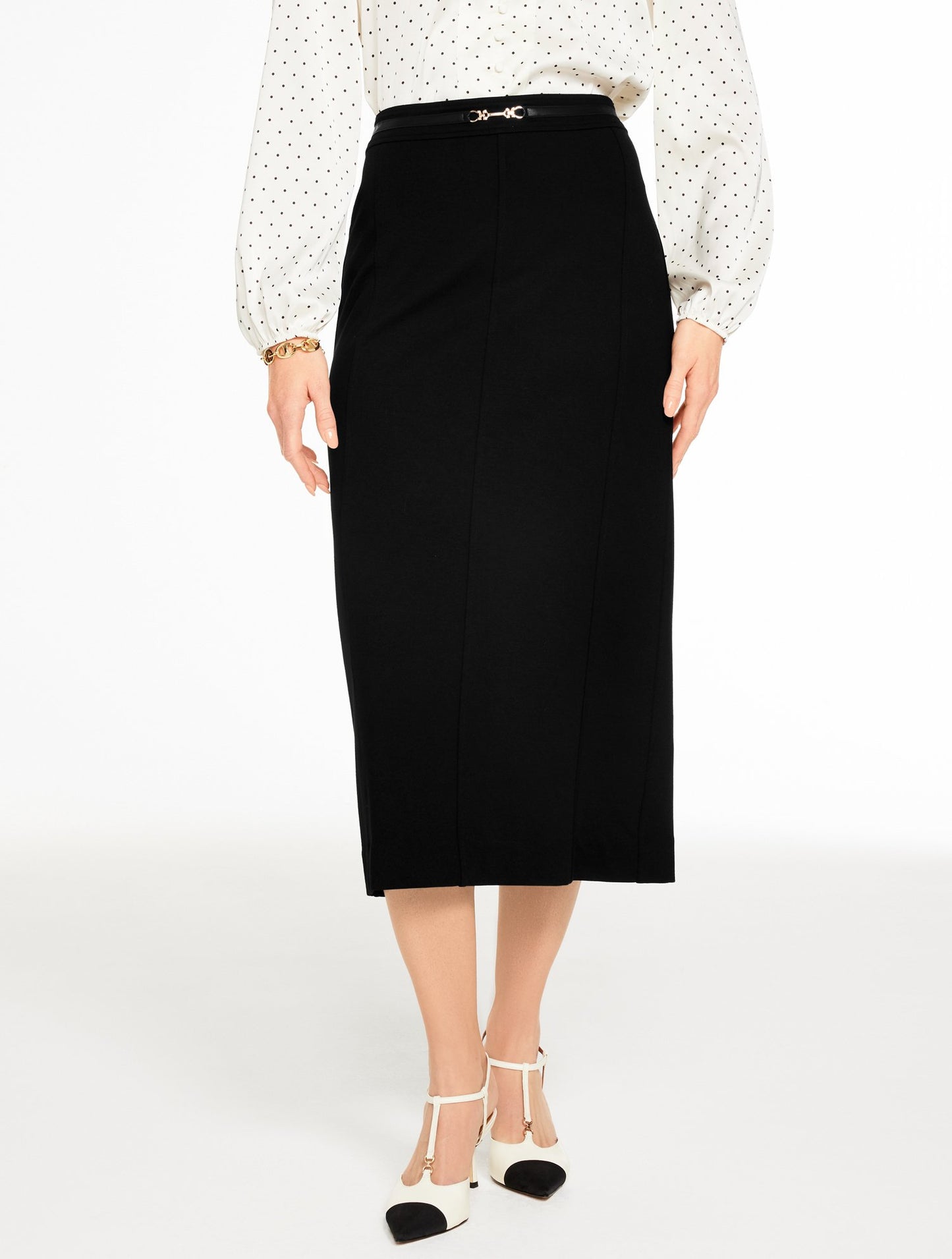 Corduroy Fit & Flare Skirt