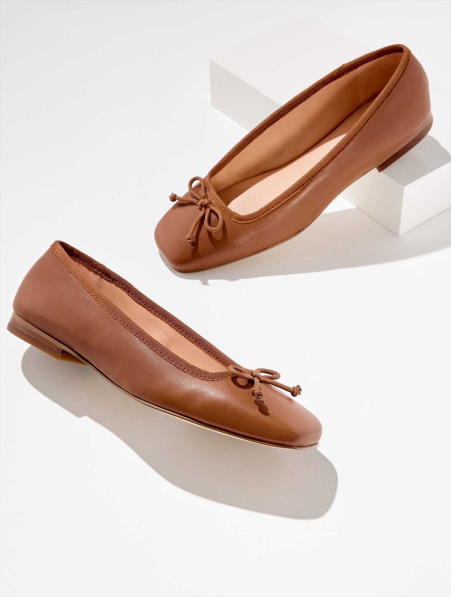 Ansly Metallic Suede Ballet Flats