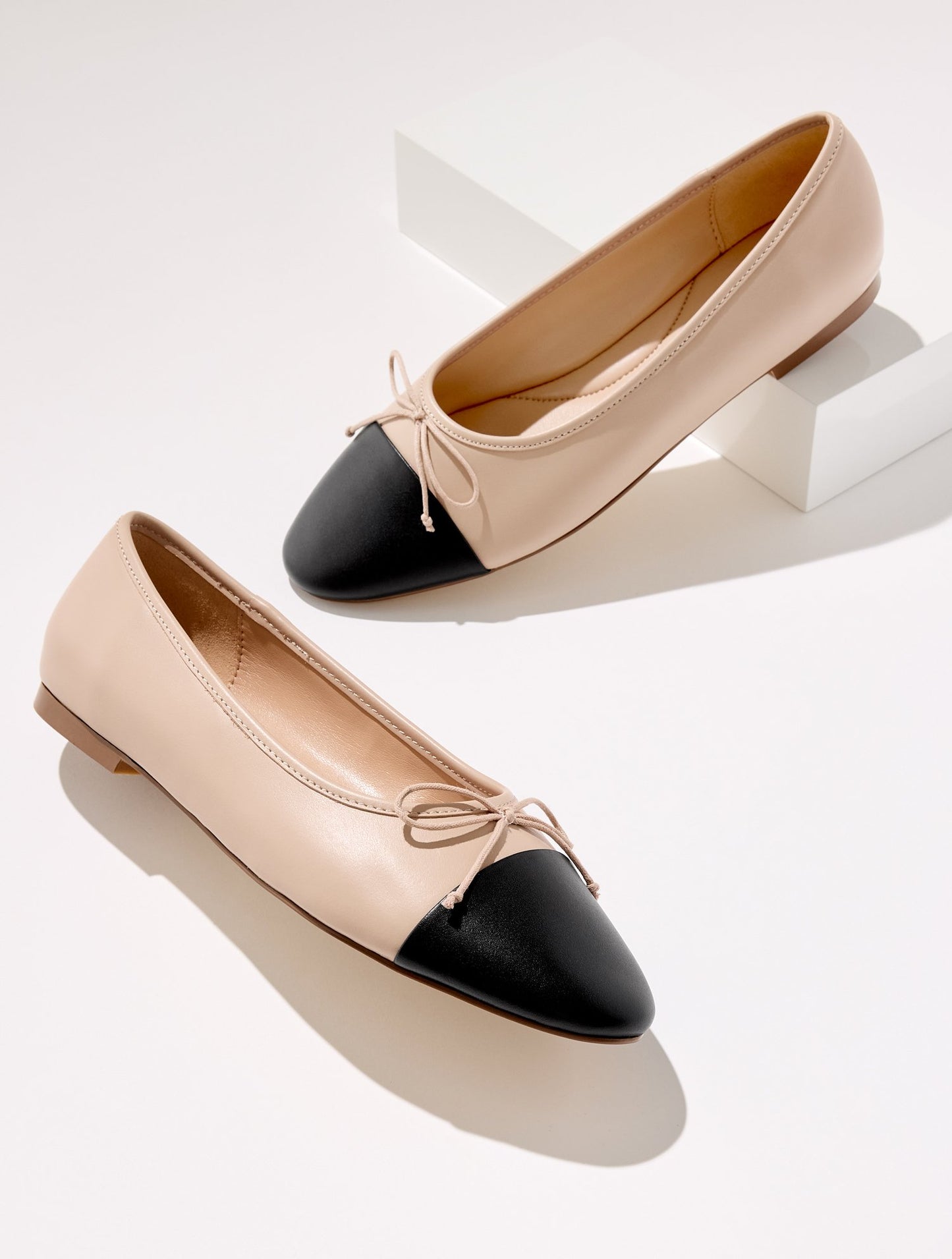 Ansly Metallic Suede Ballet Flats