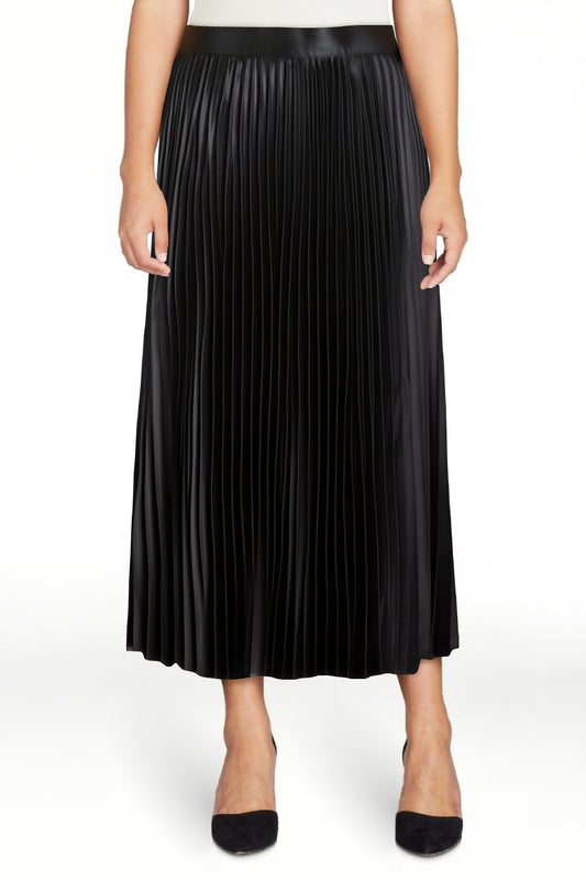 thumbnail image 1 of Free Assembly Women’s Pleated Metallic Maxi Skirt, Sizes XS-XXXL, 1 of 4
