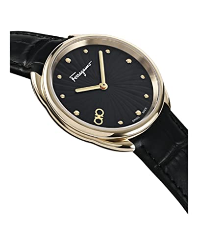 Amazon Ferragamo Womens Swiss Made Watch Cuir Collection