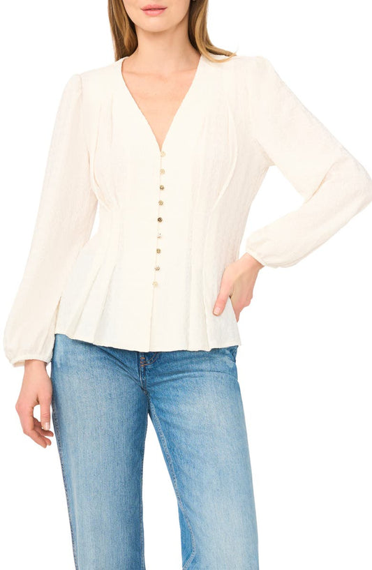 Ted Baker Textured Long Sleeve Top
