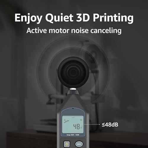 Amazon Bambu Lab A1 3D Printer, Support Multi-Color 3D Printing, High Speed & Precision, Full-Auto Calibration & Active Flow Rate Compensation, ≤48 dB Quiet FDM 3D Printers 256 * 256 * 256mm³ Build Volume
