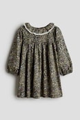 H & M Floral-Print Cotton Dress
