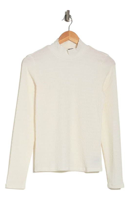 Sanctuary Day Dream Mock Neck Long Sleeve Top, Alternate, color, Scone