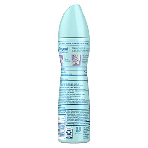 Amazon Degree Antiperspirant Dry Spray Pure Fresh 3 Count Anti White Marks and Yellow Stains Deodorant for Women 3.8 oz(Pack of 3)
