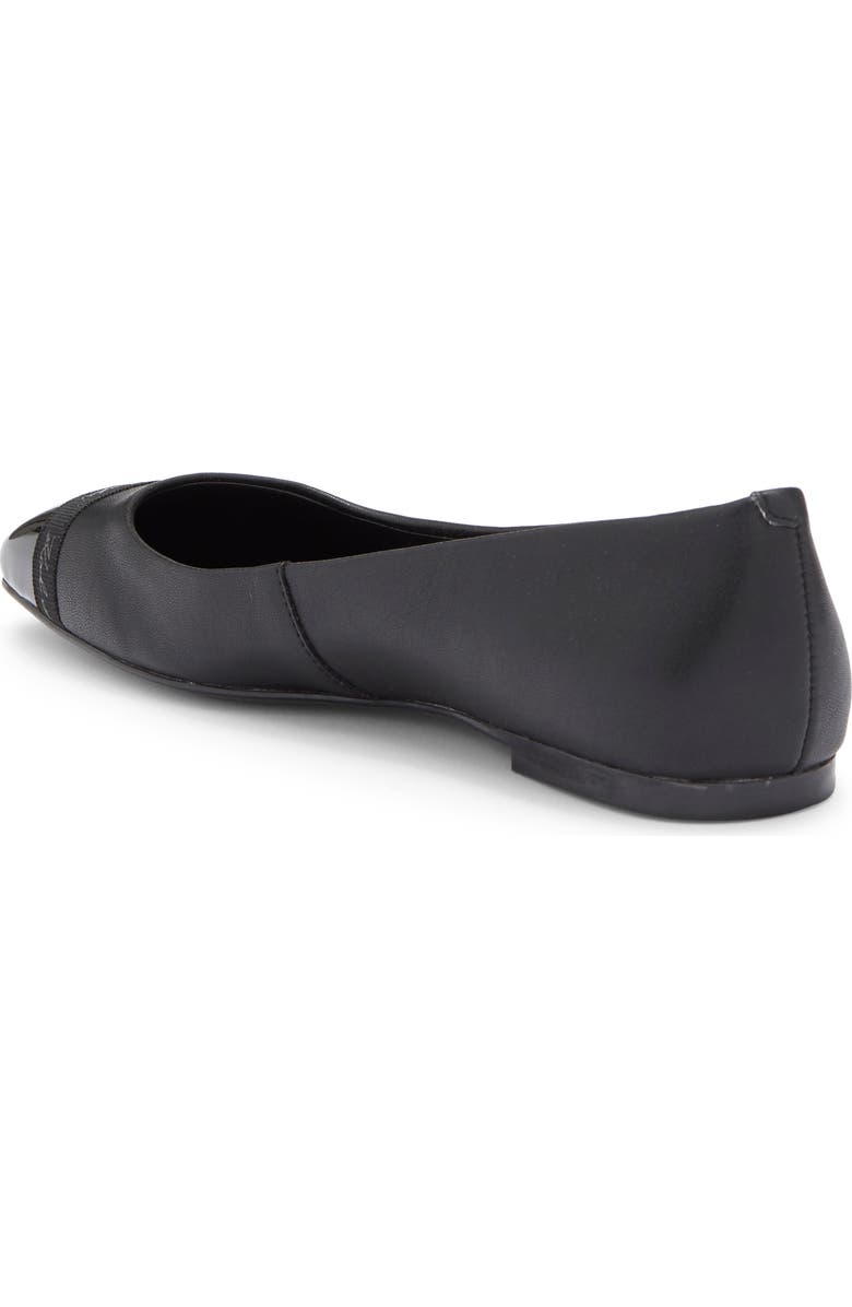 KARL LAGERFELD PARIS Zofia Cap Toe Ballet Flat (Women)