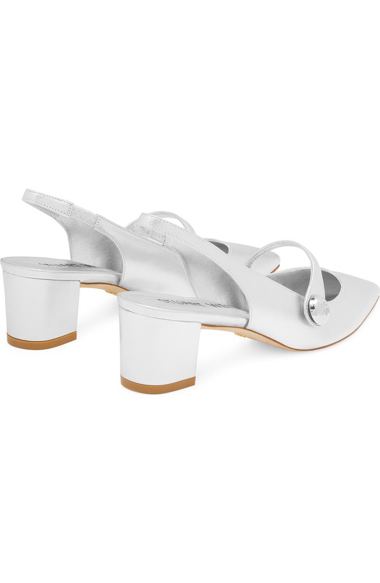 Stuart Weitzman Pointed Toe Slingback Pump (Women)
