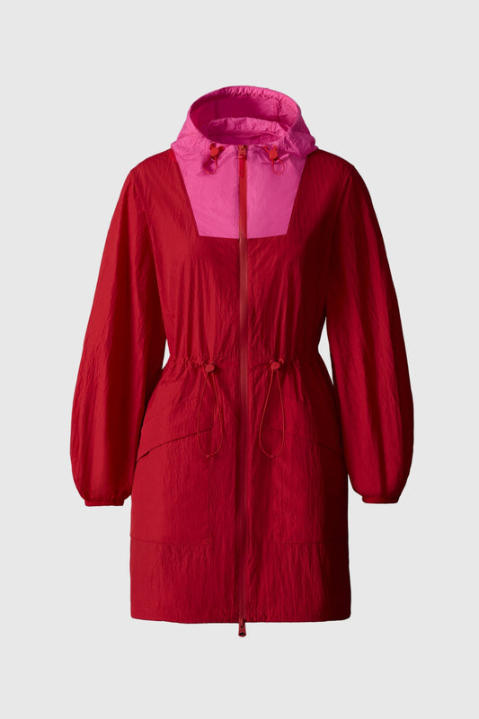 ALYSTER Packable Long rain Jacket