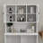 Callasandra Two-Compartment Tilt-Out Dirty Laundry Basket Tall Bathroom Cabinet with 2 Adjustable Shelves