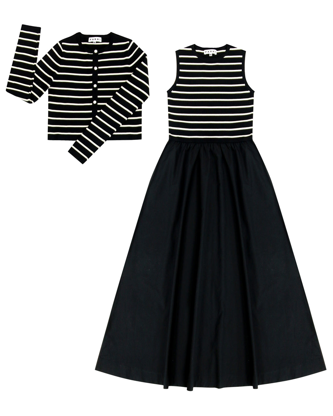 Sleeveless Poplin Maxi Dress