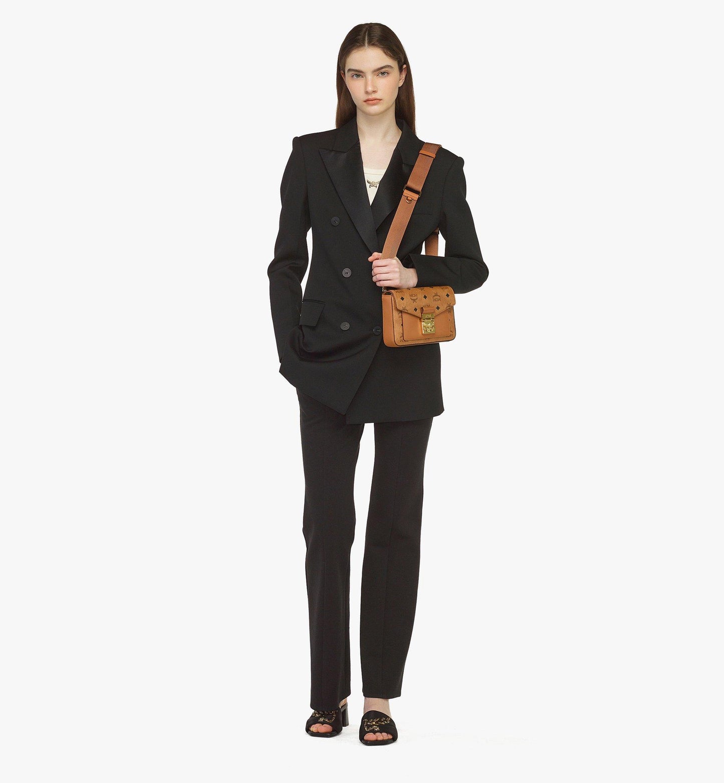 MCM Crossbody in Visetos