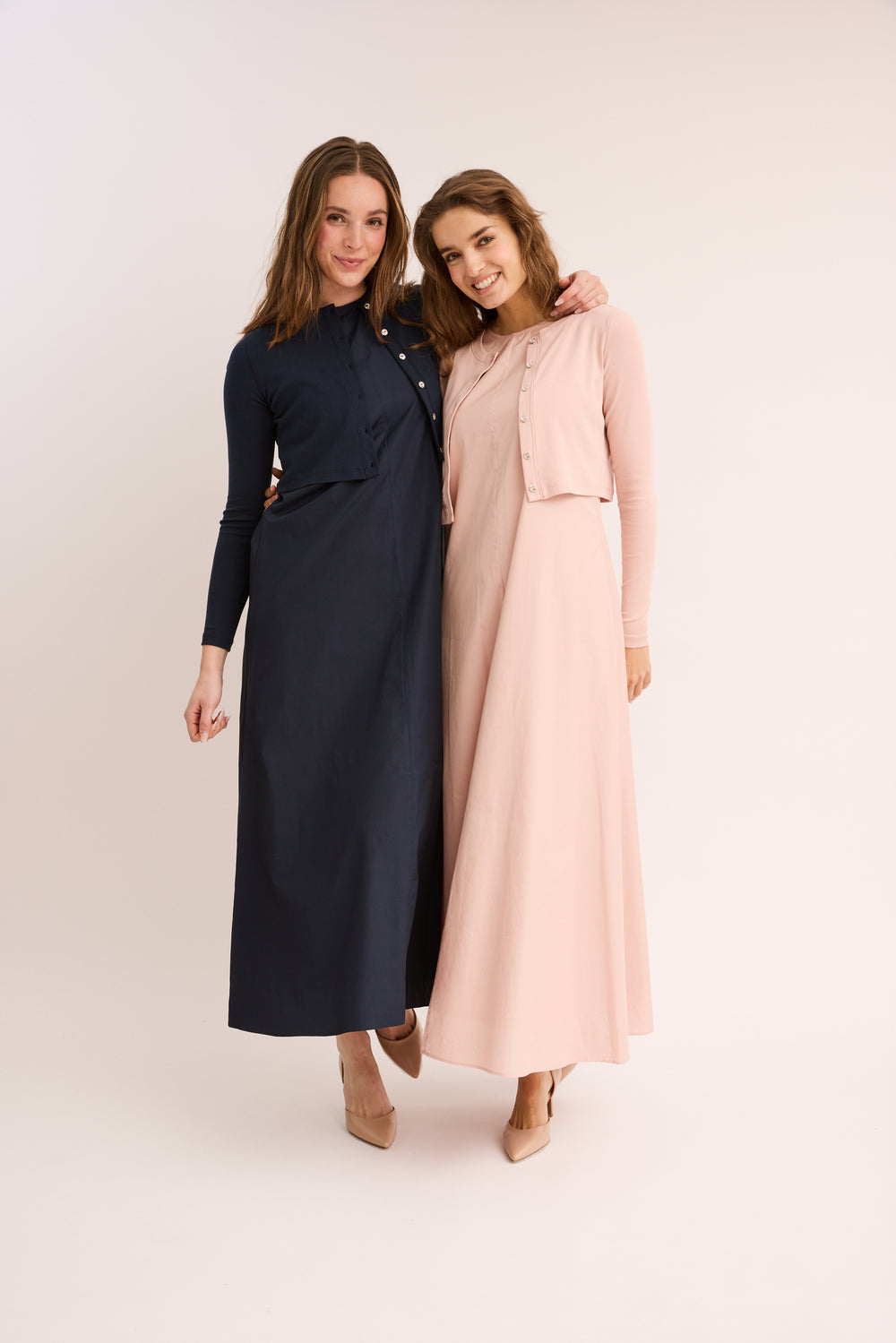 Sleeveless Poplin Maxi Dress