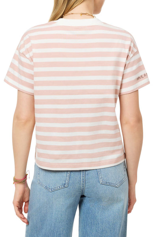 Scotch & Soda Boxy Yarn Dye Stripe T-Shirt