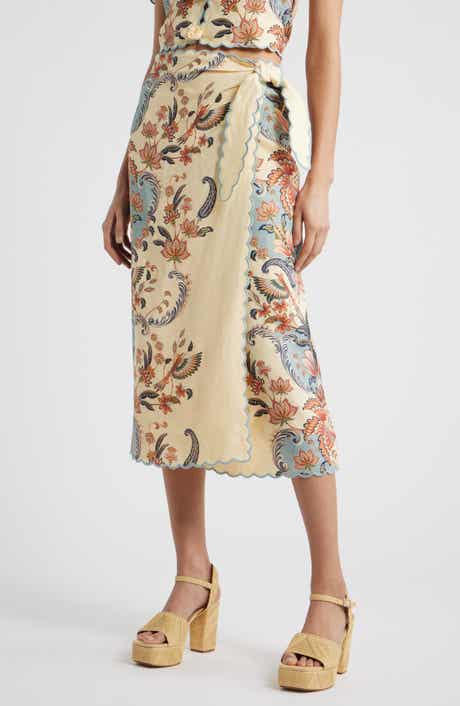 Courtney Placed Floral Long Sleeve Dress