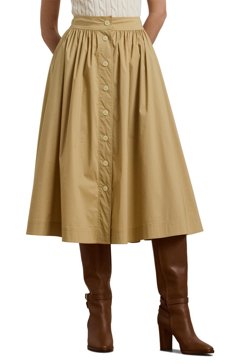 Lauren Ralph Lauren Cotton Blend Skirt
