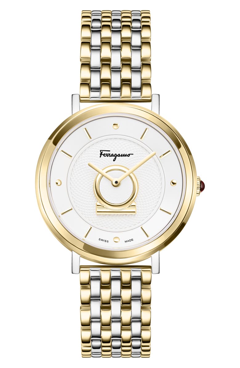 FERRAGAMO Minuetto Bracelet Watch, 36mm