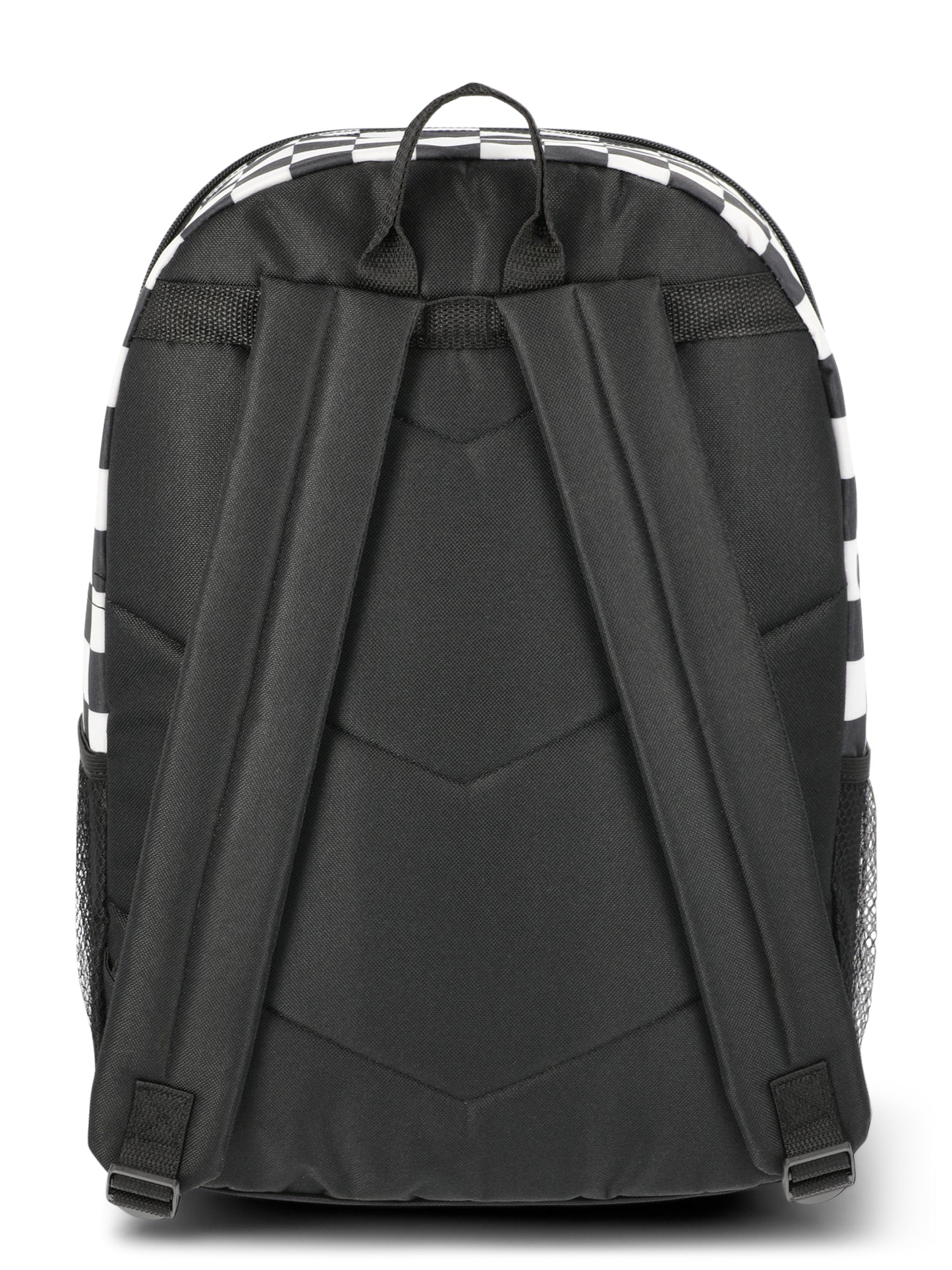 Walmart Wonder Nation Kids Unisex 16" Checkered Backpack, Black/White
