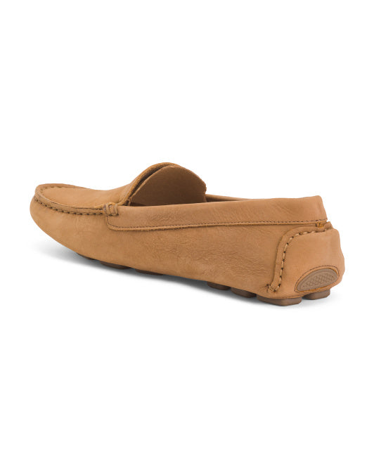 GH BASS Made In Brazil Suede Dylan Driver Loafers