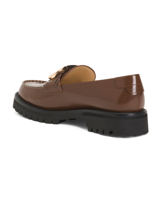 DEE OCLEPPO Patent Leather Osaka Loafers
