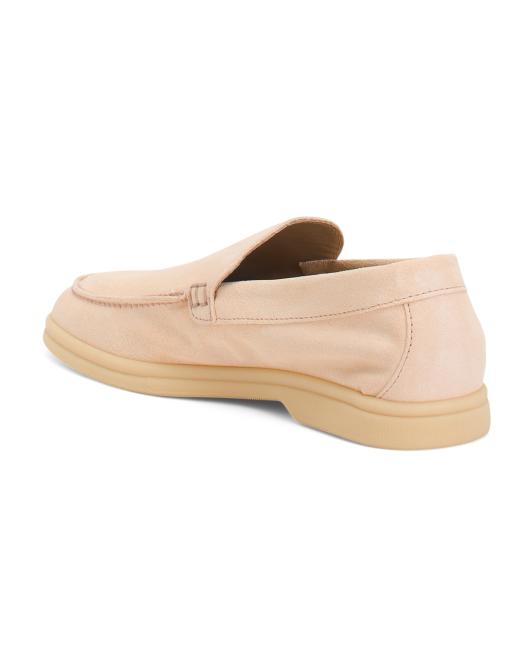 BOEMOS Made In Italy Suede Loafers