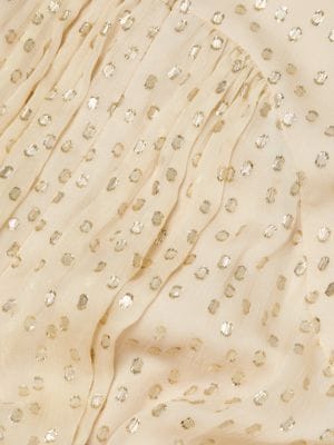 Zimmermann
 Tie-Accented Silk Jacquard Blouse