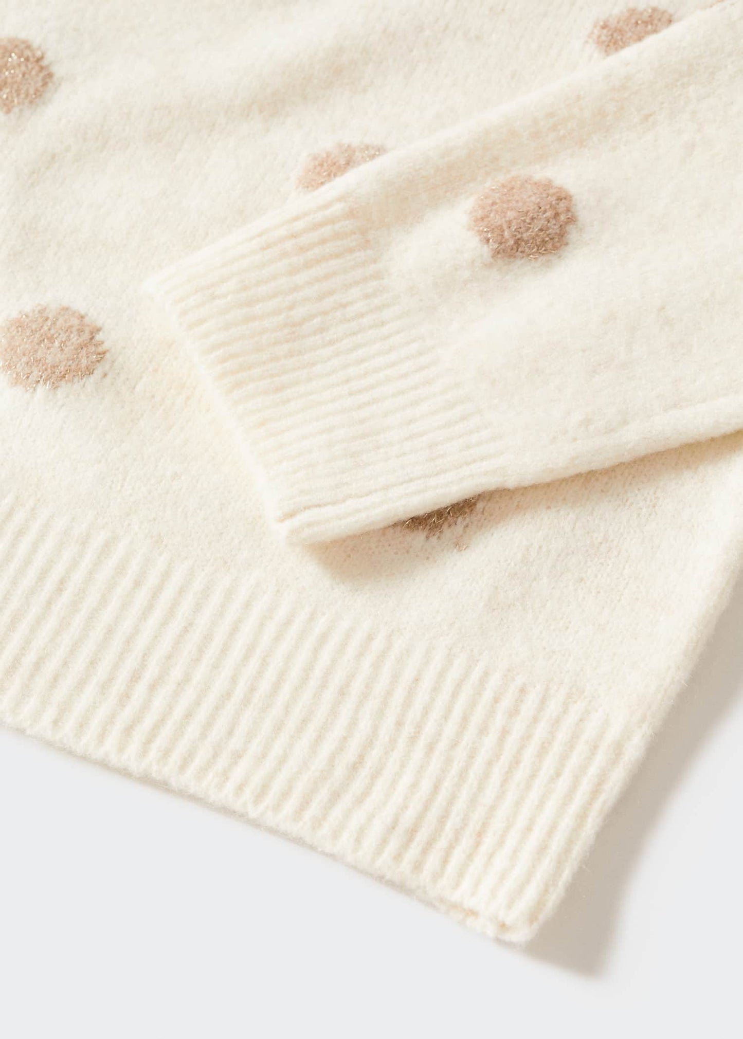 Polka dots knit dress - Details of the article 8