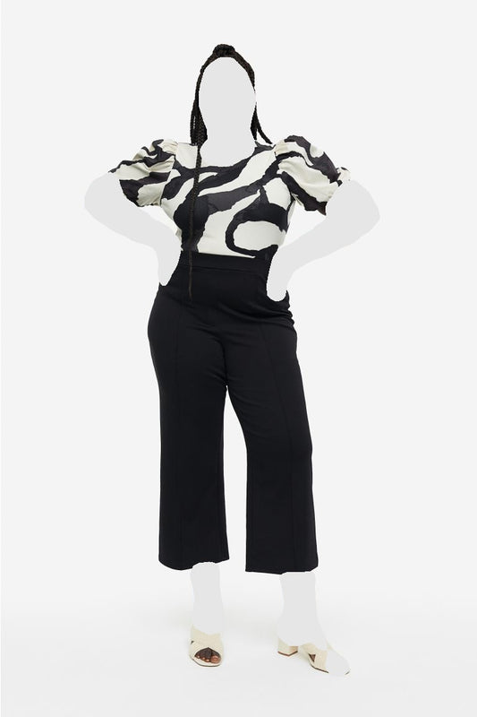 Puff-sleeved Top