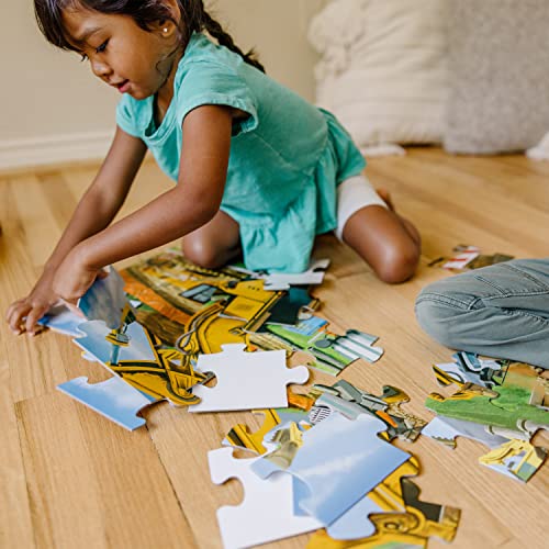 Melissa & Doug Building Site Jumbo Jigsaw Floor Puzzle (48 pcs, 2 x 3 feet long)