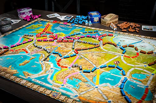 Ticket to Ride Europe 15th Anniversary DELUXE EDITION Board Game | Strategy Game | Family Game for Kids and Adults | Ages 8+ | 2-5 Players | Average Playtime 30-60 Minutes | Made by Days of Wonder