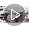 Mikasa 5224232 40-Piece Dinnerware Set, Parchment