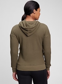 View large product image 2 of 4. Maternity Waffle Hoodie